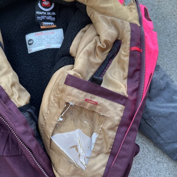 686 Defender Jacket Girls M Youth Ski Snowboard Infidry Insulated Waterproof 10k - Picture 12 of 13